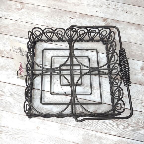 Better Homes and Gardens Metal Half Pint Jar Caddy NWT - Picture 3 of 8